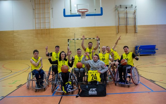 Rollstuhlbasketballmannschaft